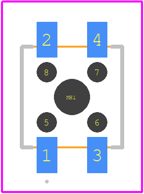 M20-7810245 - Harwin PCB footprint - Other - Other - M20-7810245-1