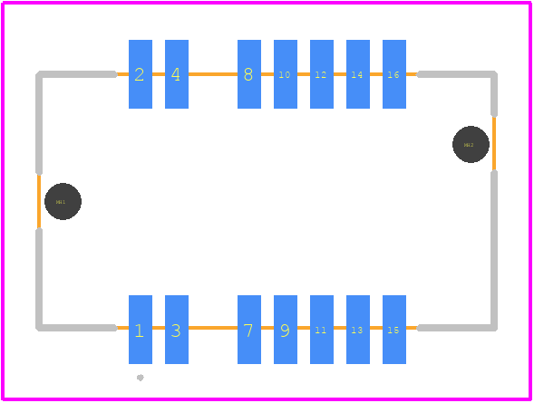 MEC1-108-02-L-D-A - SAMTEC PCB footprint - Other - Other - MEC1-108-02-L-D-A-1