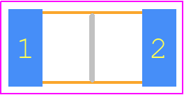 ERJ-MP3PF1M0U - Panasonic PCB footprint - Resistor Chip - Resistor Chip - ERJMP3PF1M0U-1