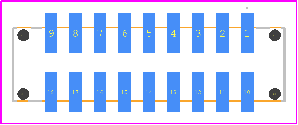 M80-8281842 - Harwin PCB footprint - Other - Other - M80-8281842-2