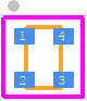BFP405F - Infineon PCB footprint - Other - Other - TSFP-4-1