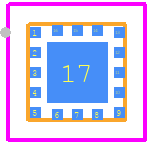 BGT24LTR11N16 - Infineon PCB footprint - Other - Other - TSNP-16-9