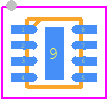 IP4264CZ8-20-TTL - Nexperia PCB footprint - Small Outline No-lead - Small Outline No-lead - HUSON8