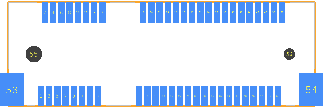 67910-0002 - Molex PCB footprint - Other - Other - 67910-5700