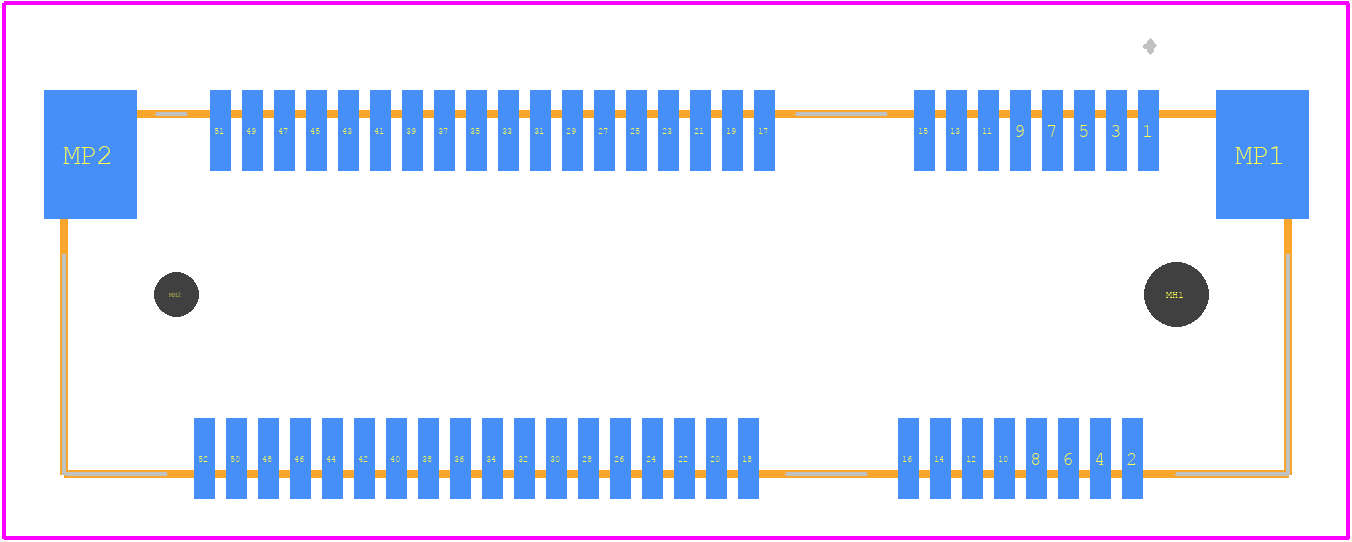 498-0090 - Digi International PCB footprint - Other - Other - 498-0090-3