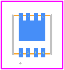BSZ150N10LS3GATMA1 - Infineon PCB footprint - Other - Other - PG-TSDSON-8-2 | PQFN 3.3 x 3.3