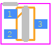 RE1C001UNTCL - ROHM Semiconductor PCB footprint - SO Transistor Flat Lead - SO Transistor Flat Lead - EMT3F_1