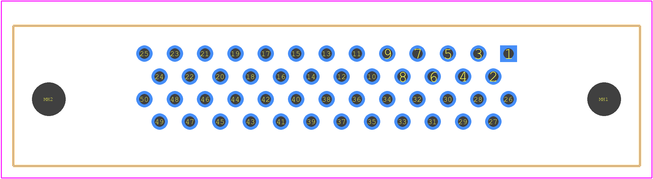 5787190-5 - TE Connectivity PCB footprint - Other - Other - 5787190-5-3