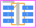 PE42359SCAA-Z - Peregrine Semiconductor PCB footprint - SOT23 (6-Pin) - SOT23 (6-Pin) - 6-Lead SC-70-ren1