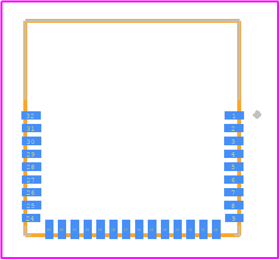 CYBLE-014008-00 - Infineon PCB footprint - Other - Other - CYBLE-014008-00