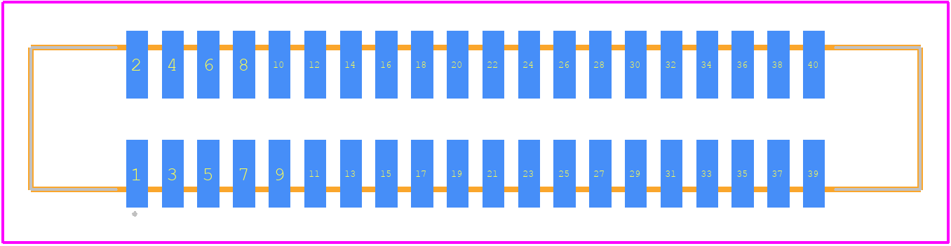 3220-40-0300-00 - CNC Tech PCB footprint - Other - Other - 3220-40-0300-00-2