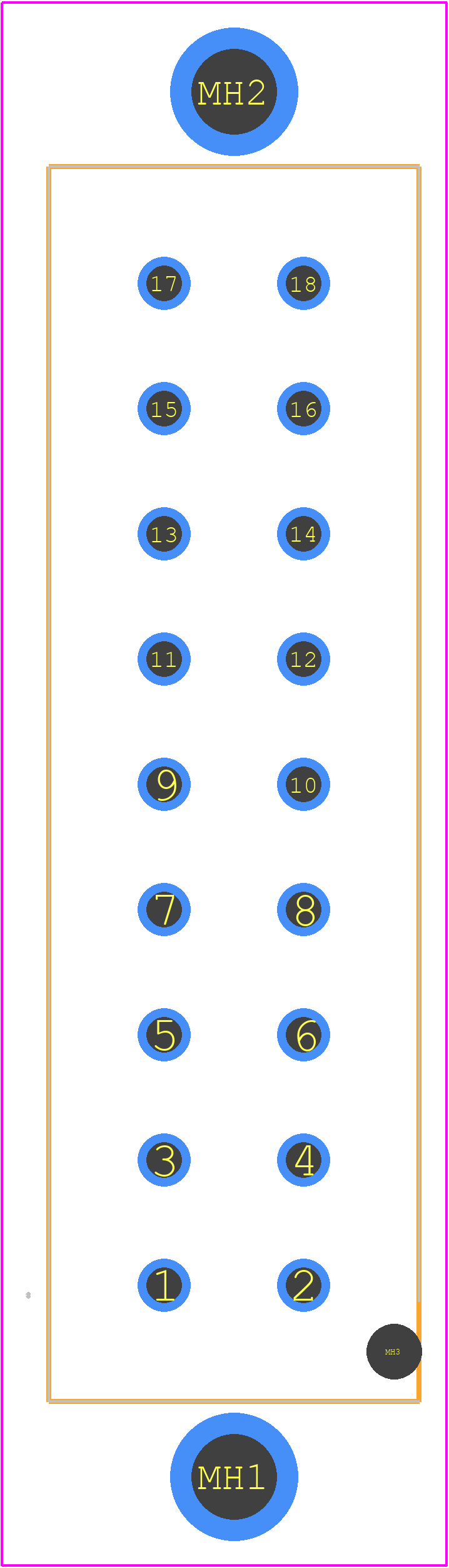 963357-2 - TE Connectivity PCB footprint - Other - Other - 963357-2-2