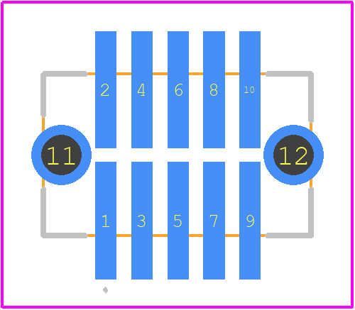 5-147382-1 - TE Connectivity PCB footprint - Other - Other - 5-147382-1-2