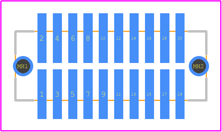 5-104693-2 - TE Connectivity PCB footprint - Other - Other - 5-104693-2-2