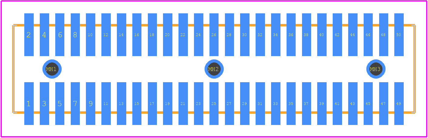 5-104549-7 - TE Connectivity PCB footprint - Other - Other - 5-104549-7-2