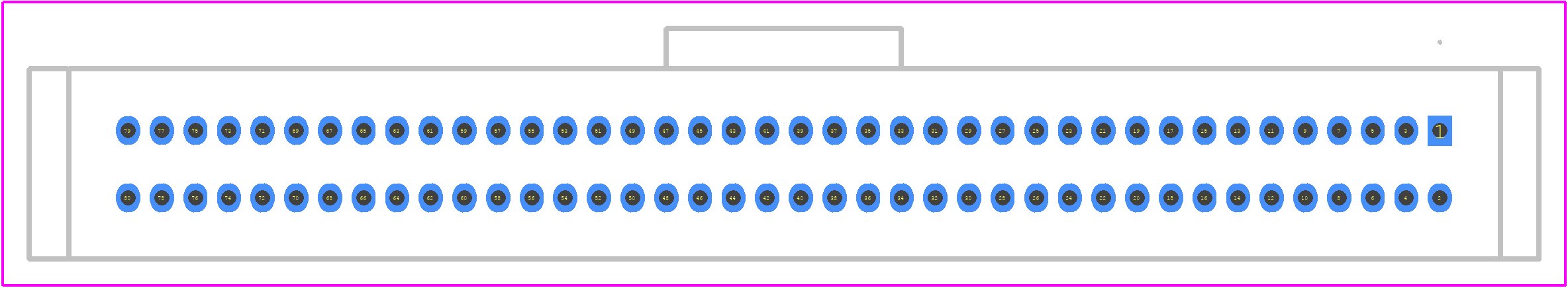 6-104068-6 - TE Connectivity PCB footprint - Other - Other - 6-104068-6-6