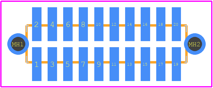 5-104652-2 - TE Connectivity PCB footprint - Other - Other - 5-104652-2-2