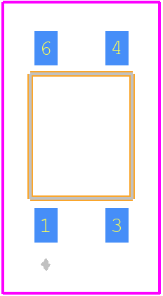 TLP127 - Toshiba PCB footprint - Other - Other - TLP127-3