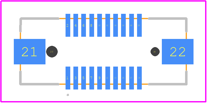 53627-0274 - Molex PCB footprint - Other - Other - 53627-0274-4