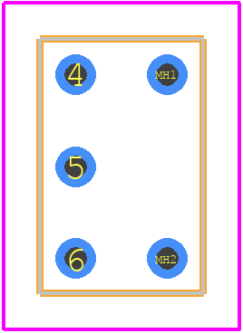 G13AP - NKK Switches PCB footprint - Other - Other - G13AP-1