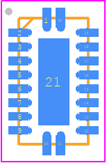 HD3SS3212RKST - Texas Instruments PCB footprint - Other - Other - RKS0020A