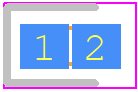 F381A475MMA - Kyocera AVX PCB footprint - Capacitor Chip Polarised - Capacitor Chip Polarised - F381A475MMA