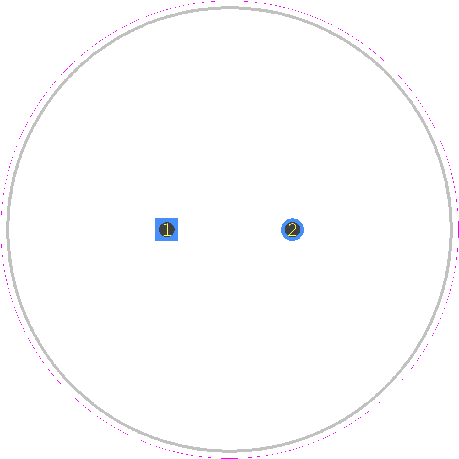 SLPX682M080H7P3 - Cornell Dubilier PCB footprint - Capacitor, Polarized Radial Diameter - Capacitor, Polarized Radial Diameter - SLPX682M080H7P