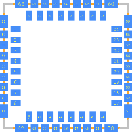 1050281001 - Molex PCB footprint - Other - Other - 105028-1001