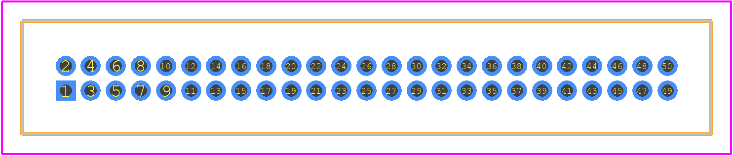 TFM-125-31-S-D - SAMTEC PCB footprint - Other - Other - TFM-125-31-S-D-2