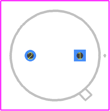 S1223 - Hamamatsu PCB footprint - Other - Other - S1223-1