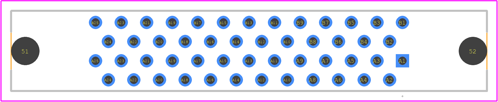PHEC50R-S111LF - Amphenol PCB footprint - Other - Other - PHEC50R-S111LF-3