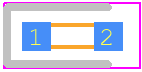 597-2903-507F - Dialight PCB footprint - LEDs Chip - LEDs Chip - 597-2903-507F