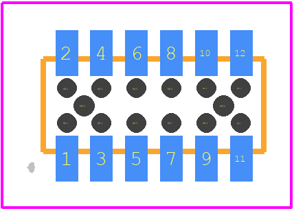 M50-3150642 - Harwin PCB footprint - Other - Other - M50-3150642-1