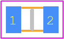 0603HL-272XJRB - COILCRAFT PCB footprint - Inductors Chip - Inductors Chip - 0603HL-272XJRB