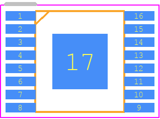 LT3439EFE - Analog Devices PCB footprint - Small Outline Packages - Small Outline Packages - FE Package 16-Lead Plastic TSSOP (4.4mm) (Reference LTC DWG # 05-08-1663)