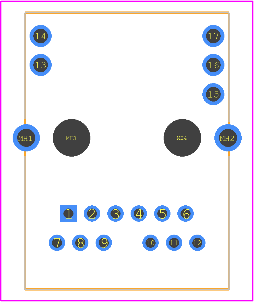 J0G-0009NL - Yageo Group PCB footprint - Other - Other - J0G-0009NL-1