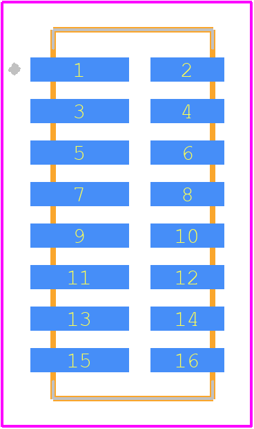 0874380843 - Molex PCB footprint - Other - Other - 0874380843