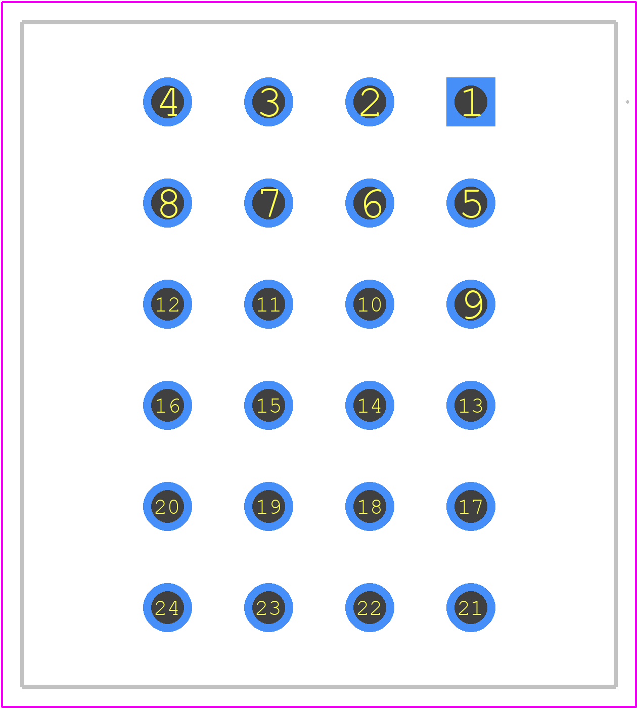 1-206763-4 - TE Connectivity PCB footprint - Other - Other - 1-206763-4-2