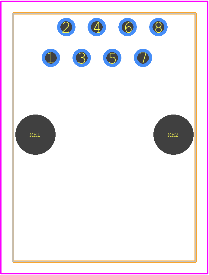 5557785-1 - TE Connectivity PCB footprint - Other - Other - 5557785-1-2