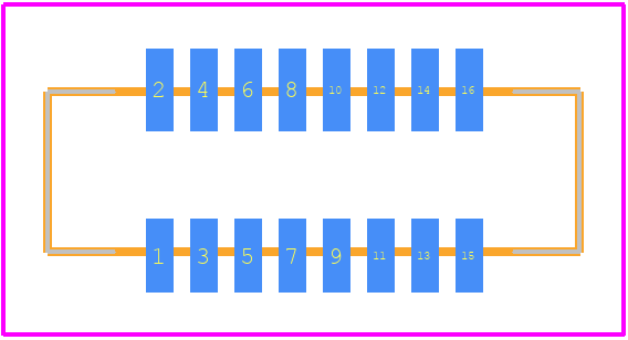 52610-0833 - Molex PCB footprint - Other - Other - 0526100833