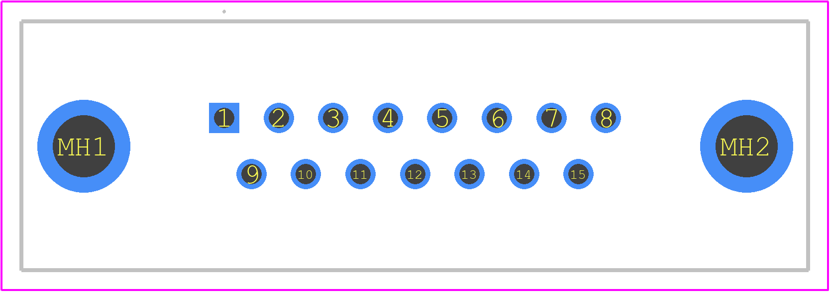 09 65 261 6712 - HARTING PCB footprint - Other - Other - 09 65 261 6712-1