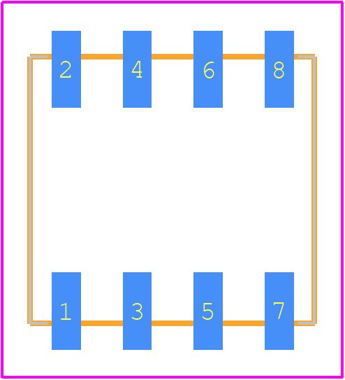 ICF-308-T-O - SAMTEC PCB footprint - Other - Other - ICF-308-T-O
