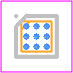 SSM2375CBZ-REEL7 - Analog Devices PCB footprint - BGA - BGA - 9-Ball Wafer Level Chip Scale Package [WLCSP] (CB-9-2)