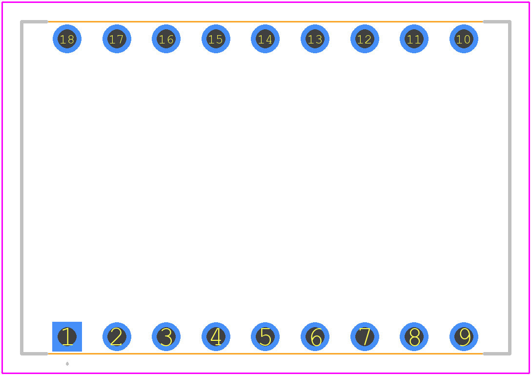 DC56-51SURKWA - Kingbright PCB footprint - Other - Other - 18DIP