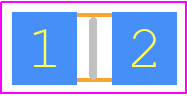RL1632R-R100-F - Susumu PCB footprint - Resistor Chip - Resistor Chip - RL1632 （1206）
