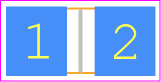 PMR100HZPFU7L00 - ROHM Semiconductor PCB footprint - Resistor Chip - Resistor Chip - PMR100HZPFU7L00