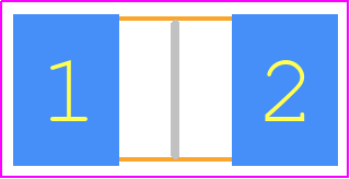 PMR100HZPJU5L0 - ROHM Semiconductor PCB footprint - Resistor Chip - Resistor Chip - PMR100HZPFU8L00