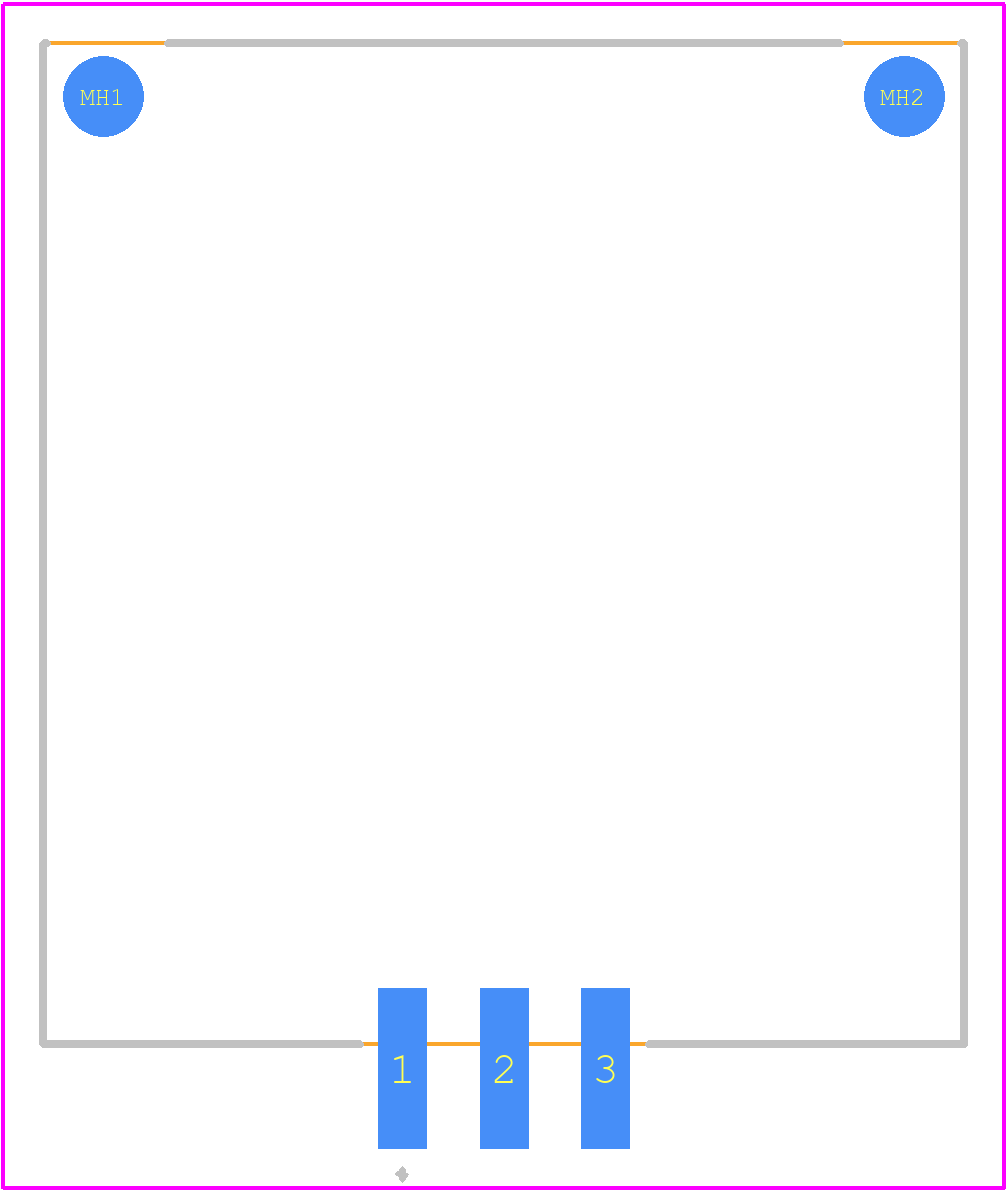 R-78T5.0-1.0/AC-TRAY - RECOM Power PCB footprint - Other - Other - R-78T5.0-1.0/AC-TRAY-3