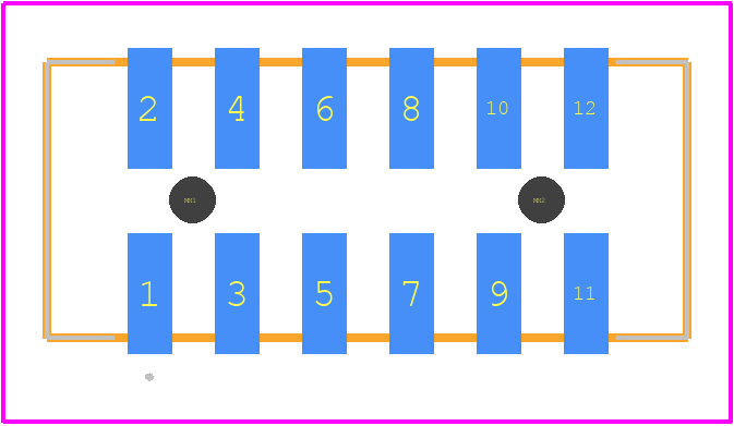 0878321207 - Molex PCB footprint - Other - Other - 0878321207-3