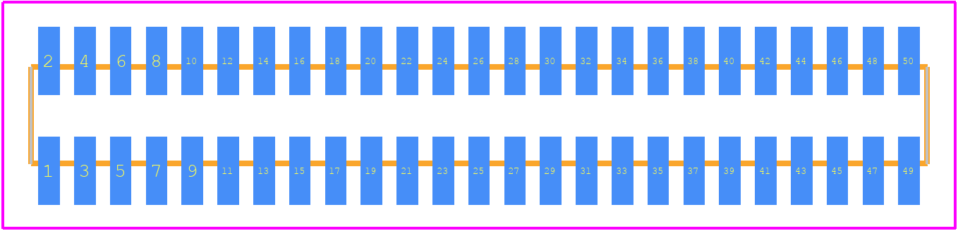 M50-3602542 - Harwin PCB footprint - Other - Other - M50-3602542-1